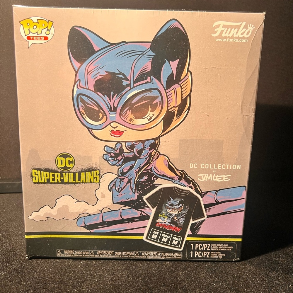 Funko Pop! Tees DC Super-Villains Catwoman Graphic Tee
